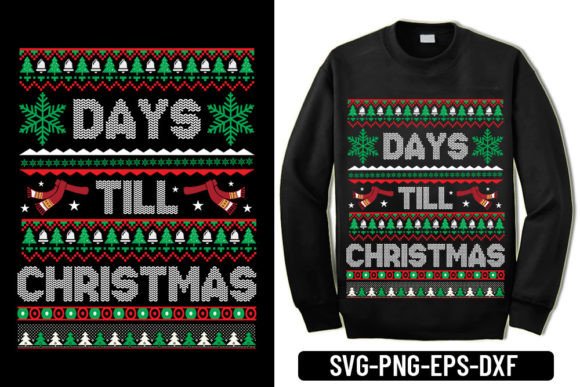 Reviewing Days Till Christmas Ugly Sweater Design