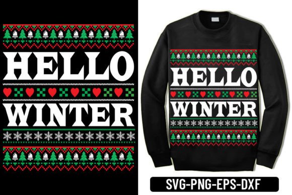 Reviewing Ugly Sweater -Hello Winter for Embroidery