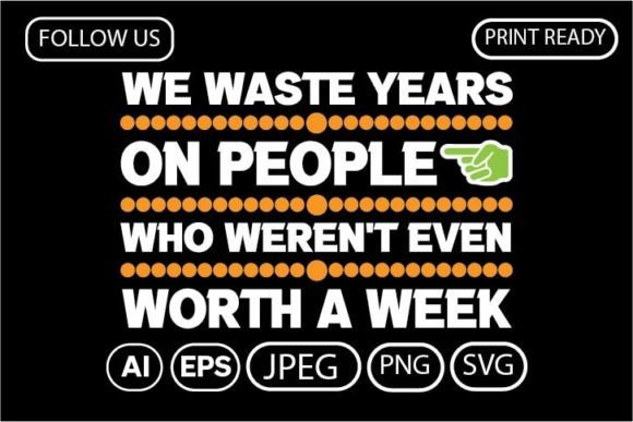 Reviewing WE WASTE YEARS on PEOPLE WHO WEREN T for Embroidery
